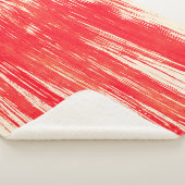 Abstracte rode achtergrond van waterverf sherpa deken (3/4)