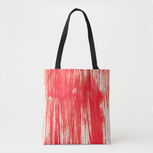 Abstracte rode achtergrond van waterverf tote bag (Voorkant)