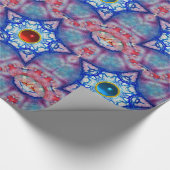 ABSTRACTE RODE BLAUWE STARTEN MET SCHUIMVEELIGE ST CADEAUPAPIER (Hoek)