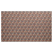 ABSTRACTE RODE BLAUWE VRIENDEN, WITTE CIRCLS STOF (Yard (91,4 cm))