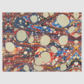 ABSTRACTE RODE BLAUWE VRIENDEN, WITTE CIRCLS TISSUEPAPIER (Voorkant)