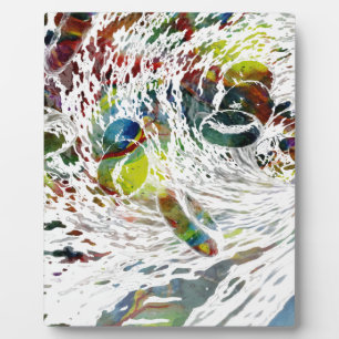 Abstracte rode bloedcellen Medische cadeaus Fotoplaat