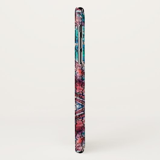 ABSTRACTE RODE BLUE MOSAIC STAR Case-Mate iPhone CASE (Achterkant/links)