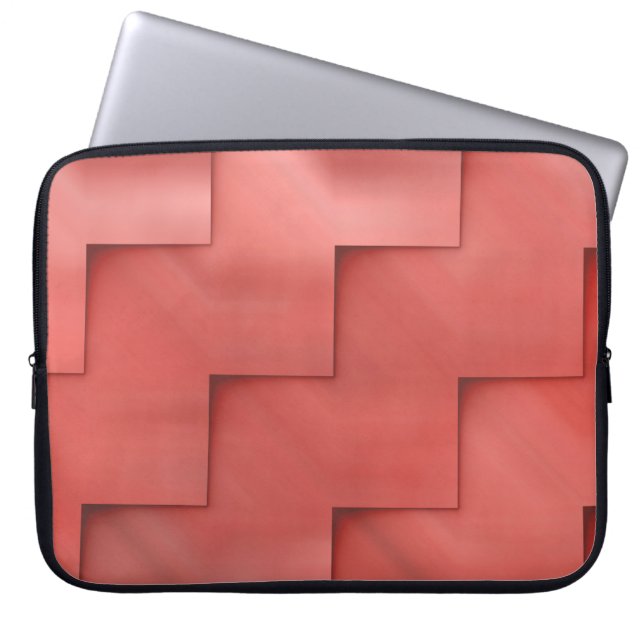 Abstracte rode creatieve achtergrond abstract, kun laptop sleeve (Voorkant)
