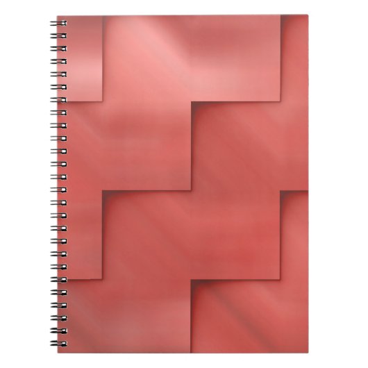 Abstracte rode creatieve achtergrond abstract, kun notitieboek (Voorkant)