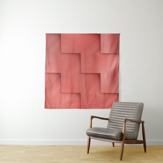 Abstracte rode creatieve achtergrond abstract, kun wandkleed (In Situ (horizontaal))