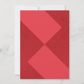 Abstracte Rode Diamant Platte Kaart – Aanpasbaar (Voorkant)