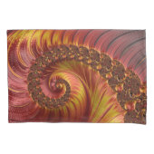 Abstracte rode doornhaai kussensloop (Voorkant)