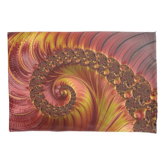 Abstracte rode doornhaai kussensloop (Voorkant)