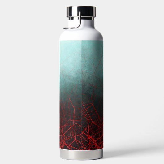 Abstracte rode dozen - Thor Waterfles (Rechts)