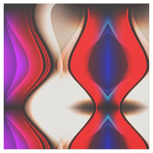 Abstracte rode en Paarse golven Stof (Close Up)