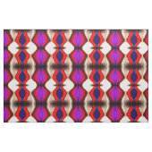 Abstracte rode en Paarse golven Stof (Fat Quarter)