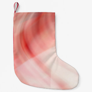 abstracte rode en roze achtergrond met witte ringe kleine kerstsok