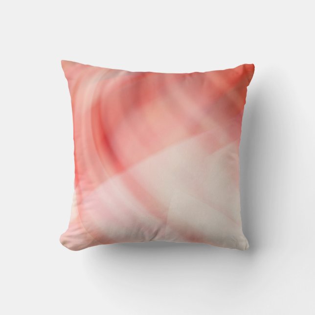 abstracte rode en roze achtergrond met witte ringe kussen (Voorkant)
