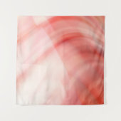 abstracte rode en roze achtergrond met witte ringe wandkleed (Voorkant (horizontaal))
