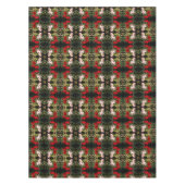 Abstracte rode en witte Rozen Tafelkleed (Voorkant)