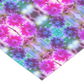 Abstracte rode en witte ventilator korte tafelloper (Hoek)