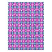 Abstracte rode en witte ventilator tafelkleed (Voorkant)