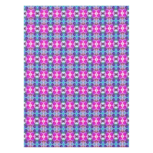 Abstracte rode en witte ventilator tafelkleed (Voorkant)