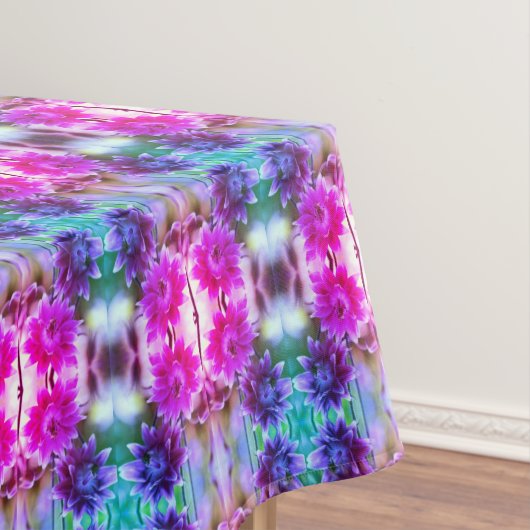 Abstracte rode en witte ventilator tafelkleed (Voorbeeld)