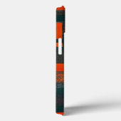 Abstracte rode en zwarte kunst Case-Mate iPhone case (Achterkant / Rechts)