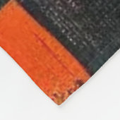 Abstracte rode en zwarte kunst fleece deken (Hoek)