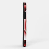 Abstracte rode Floral Elegant Modern Case-Mate iPhone Case (Achterkant/rechts)