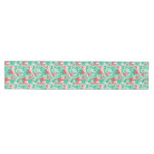 Abstracte rode groene preppy kersttafel runner medium tafelloper (Horizontaal)
