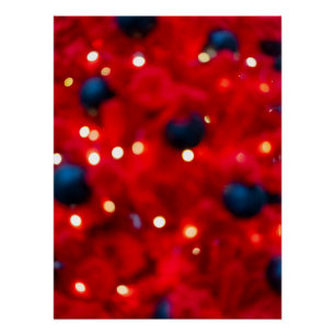 Abstracte rode kerst bokeh achtergrond perfect poster