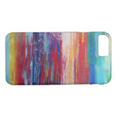 Abstracte rode, kleurrijke telefoontas Case-Mate iPhone case (Achterkant (Horizontaal))