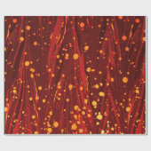 ABSTRACTE RODE MARBLED PAPIER MET GOUDE SPLASHEDEN (Vlak)