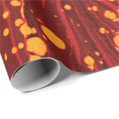 ABSTRACTE RODE MARBLED PAPIER MET GOUDE SPLASHEDEN (Rol Hoek)