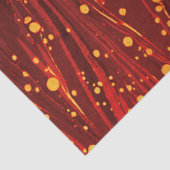 ABSTRACTE RODE MARBLED PAPIER MET GOUDE SPLASHEDEN (Detail)