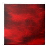 Abstracte Rode Neon Lichten Keramische Tegel Tegeltje (Voorkant)