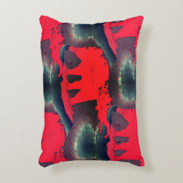 Abstracte rode olifantentekening, zeer reusachtig  accent kussen