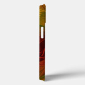 Abstracte rode oranje bruine groene fractale kunst Case-Mate iPhone case (Achterkant / Rechts)