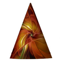 Abstracte rode oranje bruine groene fractale kunst