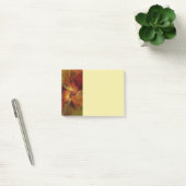 Abstracte rode oranje bruine groene fractale kunst post-it® notes (Kantoor)