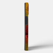 Abstracte rode Oranje groene fractale naam Case-Mate iPhone Case (Achterkant / Rechts)