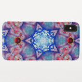 ABSTRACTE RODE PINKBLAUWE STARS MET GEMSTONEN Case-Mate iPhone CASE (Achterkant (horizontaal))