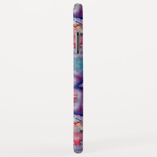 ABSTRACTE RODE PINKBLAUWE STARS MET GEMSTONEN Case-Mate iPhone CASE (Achterkant/rechts)