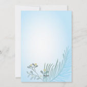 Abstracte Rode Poinsettia Winterbloem Kerstmis Feestdagenkaart (Achterkant)