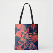 Abstracte Rode Roos Kunst Tote Bag (Voorkant)