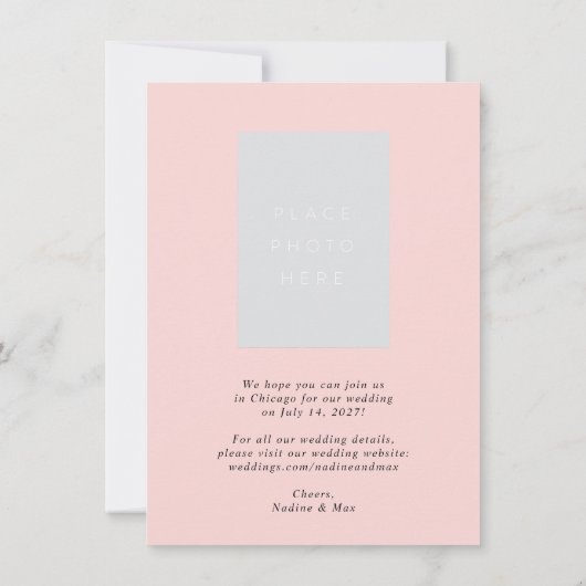 Abstracte rode rozen en papavers sparen de datum kaart (Achterkant)