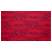 Abstracte rode rozen geometrisch patroon stof (Fat Quarter)