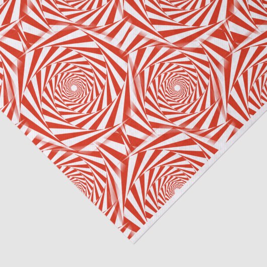 Abstracte rode rozen herhalingspatroon tissuepapier (Detail)