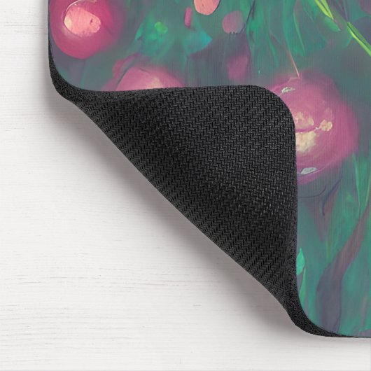 Abstracte rode rozen muismat (Hoek)