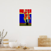 Abstracte rode rozen poster (Keuken)