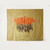 Abstracte rode rozen wandkleed (Voorkant (horizontaal))