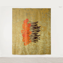 Abstracte rode rozen wandkleed